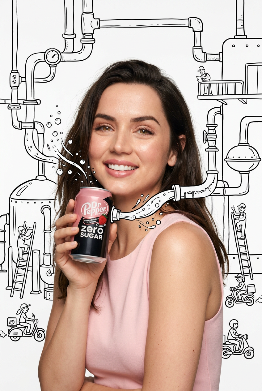 {
  "prompt": "A high-quality realistic photograph of Ana de Armas with glowing 
